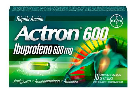 Actron 600 Mg Rapida Accion 10 Capsula