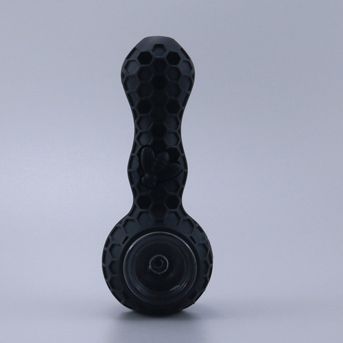 Tubo De Vidrio En Forma De Panal De Silicona Negro Simple Y