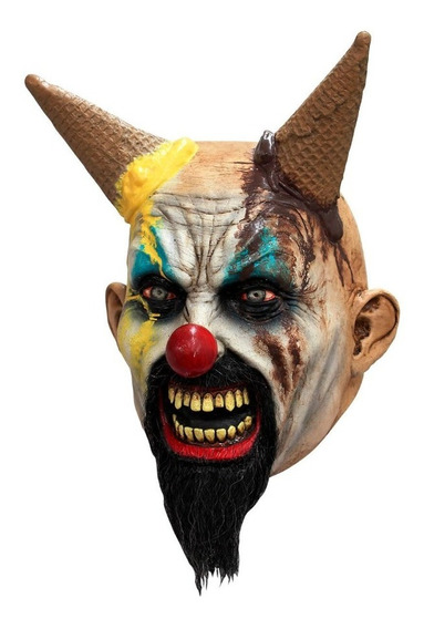 Máscara de Payaso de Horror Hecha de látex Carnaval máscara de Disfraz de Payaso de Horror Adulto Fiesta temática y Eventos de Horror Ideal para Halloween 