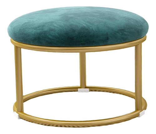Reposapiés Pequeño Taburete Otomano Sofá Taburete Verde