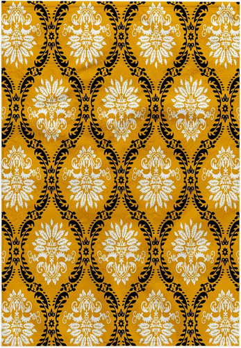 Toalla Deportiva 3d Caléndula Amarillo Y Negro 15 X 22 Cm