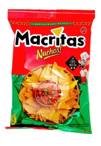Oferta! Nachos Macritas Sabor Original 90g Snack Sin Tacc