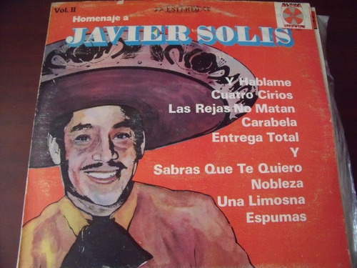 Lp Javier Solis, Homenaje Vol 2