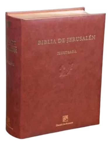 Biblia De Jerusalen Ilustrada De Lujo Simipiel Cantos Dorado