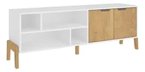 Comprar Mesa Para Televisor Rack Para Tv Con Patas En Madera Blanco