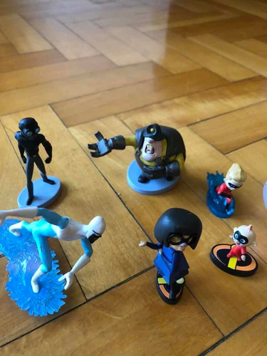 Set De Muñecos De Los Increíbles (original Disney)