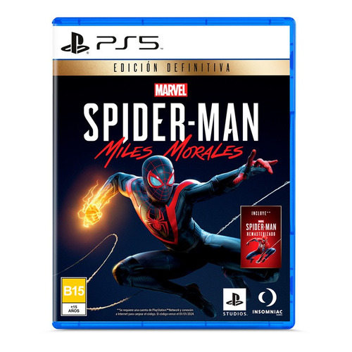 Video Juego Ps5 Marvel's Spider-man: Miles Morales Físico