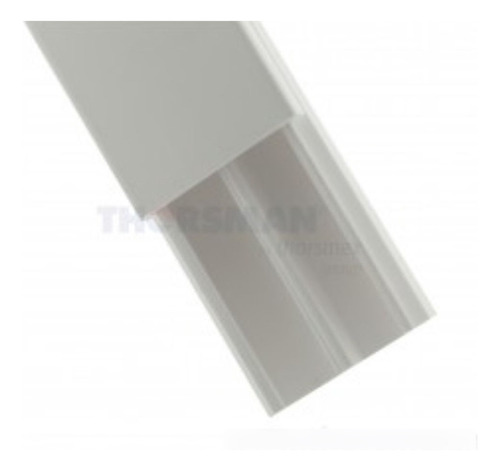 Canaleta Blanco De Pvc Base Y Tapa C/división Thorsman