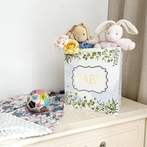 Amrose Bolsa De Regalo Grande De 13 Pulgadas Para Baby Showe