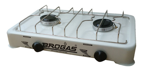 Imagen 1 de 1 de Anafe a gas Brogas 8202 blanco