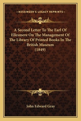 Libro A Second Letter To The Earl Of Ellesmere On The Man...