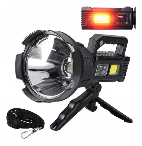 Foco De Caza Linterna Led Potente Lampara Minera 300metros