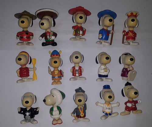 Figuras De Coleccion Mac.donald Snoopy World Tour 