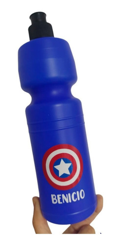 10 Botellas Capitan America Plasticas Souvenirs 750cc