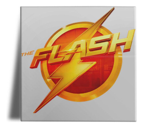 Quadro Em Porcelana Personalizado The Flash Logo