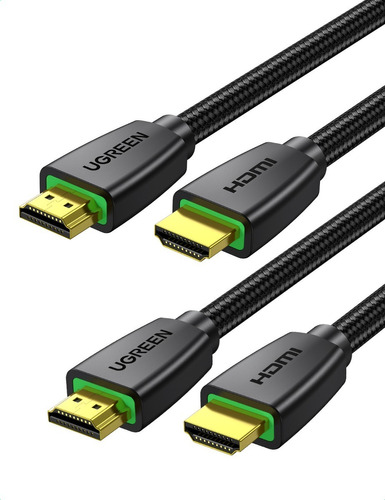 Cable Hdmi 4k Macho A Macho Con Trenza 5mt Ugreen 40412