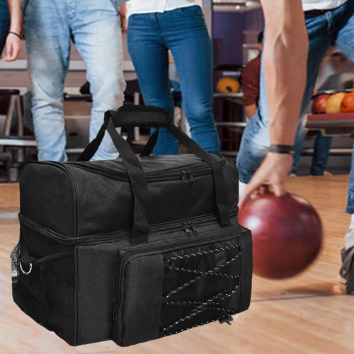 Bolsa Para Bolas De Bolos Con Compartimento Para Zapatos,
