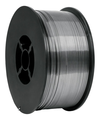 Carrete De Microalambre Tubular, Sin Gas De 5 Kg 13751 Color Gris