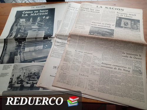 Diario La Nación 4/1/1970 Cumple 100 Años 