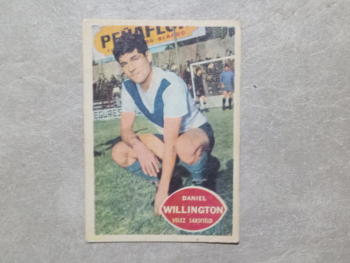 2 Figuritas Golazo 1965: Tarjetones Velez Sarsfield Willington Velez Sarsfield (Usado)