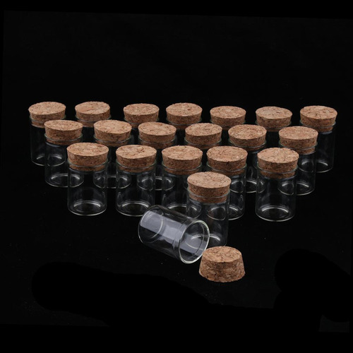 Mini Frascos De Vácuo Cks 20 Unidades De 10 Ml Com Tampa