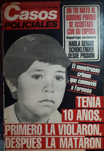 Casos Policiales 1986 Shoklender Garrincha Abel Dario Blason