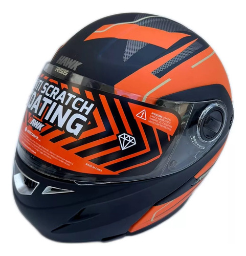 Casco Hawk Rs5 Vector Resistance Naranja Edición Limitada