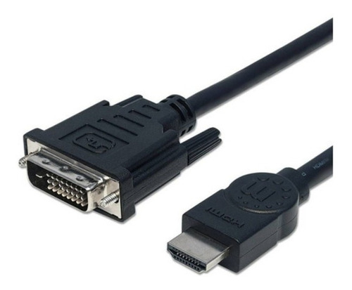 Cable Hdmi A Dvi-d 24+1 Macho/macho 1,8 Mts Manhattan