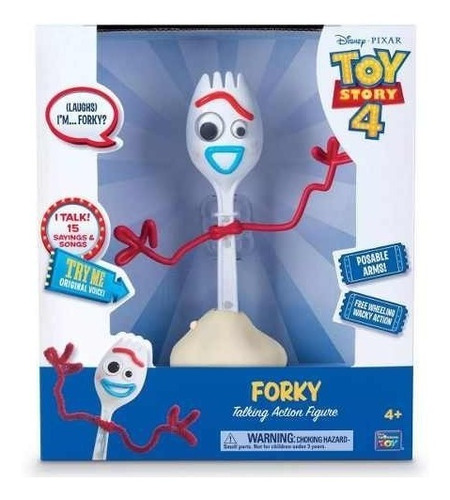 Muñeco Cubierto Forky Toy Story 4 Articulado 15 Frases 