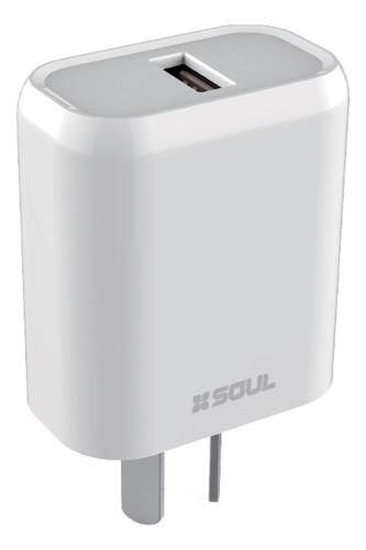 Cargador Puerto Usb 2.4a Soul Con Cable A Eleccion 