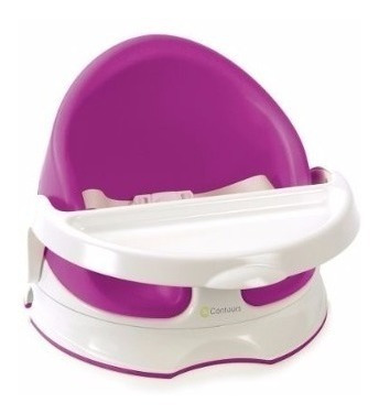 Silla De Comer  Tipo Bumbo Contours Berry - Tienda Pellitos