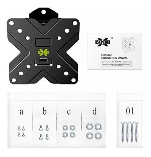 Soporte De Pared Para Television Lcd Color Negro