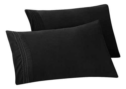 Conjunto De Funda De Almohada De 2 Piezas De Calidad De Hote