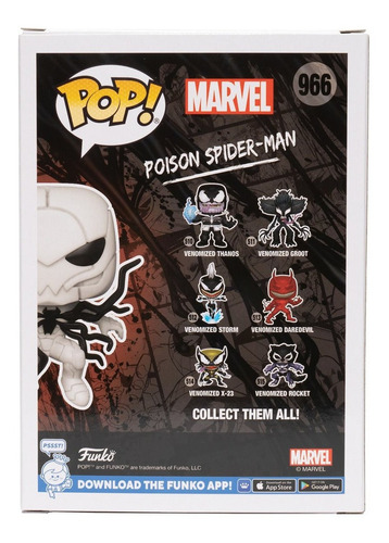 Poison Spider Man 966 Funko Pop Venom Exclusivo Ee Marvel