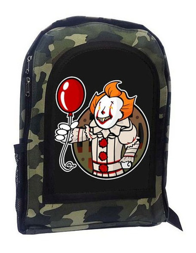 Mochila Camuflada It El Payaso A14