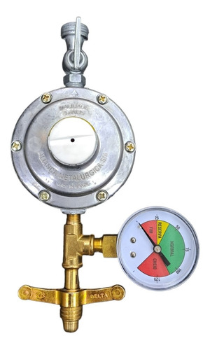Regulador Aliança 5kilos Botijão P13 Saída Rosca P/ Flexível