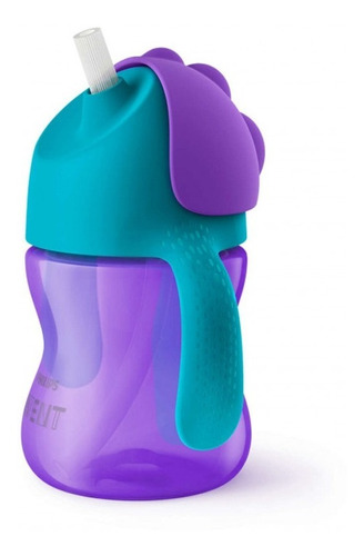 Imagen 1 de 4 de Vaso / Vasito Antiderrame Avent Con Sorbete 9m+ 200ml