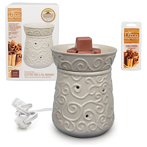 Deco Electric Scented Wax Melt, Tart & Candle Warmer, I...