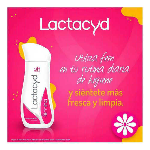 Shampoo Lactacyd Pro Bio Íntimo Con 2 Piezas Con 220 Ml C/u