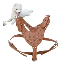 Comprar Bulldog De Pit Bull Terrier Con Brown Perro Arnés Chaleco Pu
