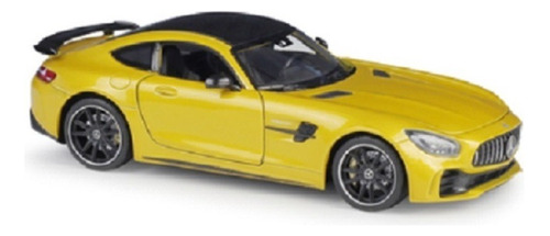 Welly Mercedes Amg Gt R Gtr Amarillo 1/24 Modo De Coche Fund