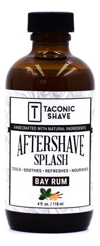 Taconic Shave, Natural Aftershave Splash 4oz. Ron De La Bahi