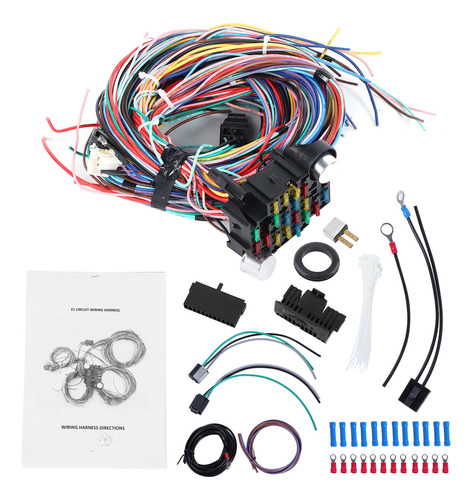 Juego De Arneses De Cableado De 21 Circuitos 17 Para Accesor