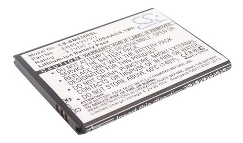 Bateria Para Samsung S5360 S5310 S5312 S5360 S5368 S5380 