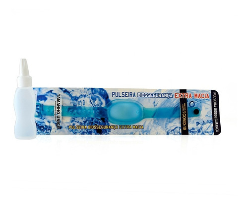 Imagen 3 de 7 de Pulseras Sanitizantes Adultos Celeste Luminares