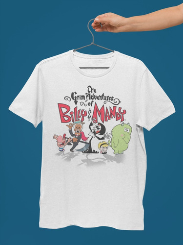 Camiseta Retro Cartoon Billy Y Mandy 1