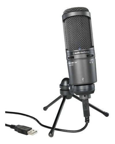 Audio-technica At2020usb+, Micrófono Usb Condenser Cardioid