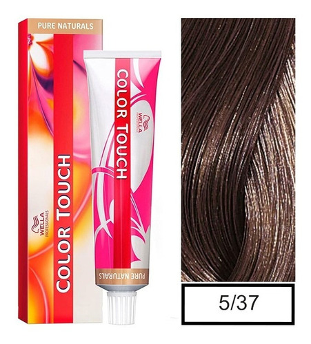 Wella-tintura Color Touch 5/37 60gr + Oxidante De 120 Ml