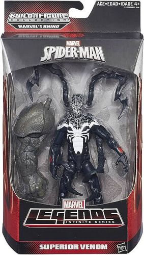 Superior Venom Marvel Legends Rhino Baf Spiderman Symbiote 