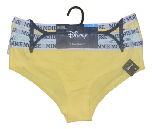 Pack 3 Calzones Hipster Disney Mickey Mouse Para Mujer